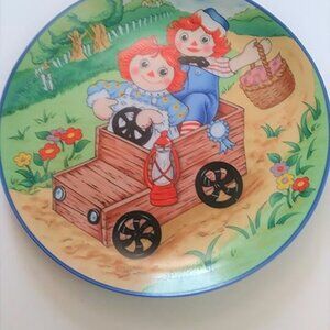 Raggedy Ann & Andy 1983 WINNING STREAK Collector Plate Bobbs-Merrill Co Numbered